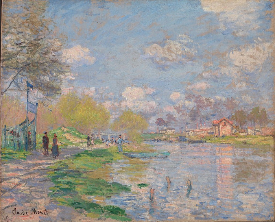 Primavera na ilha de de La Grande Jatte - Claude Monet (1878).JPG